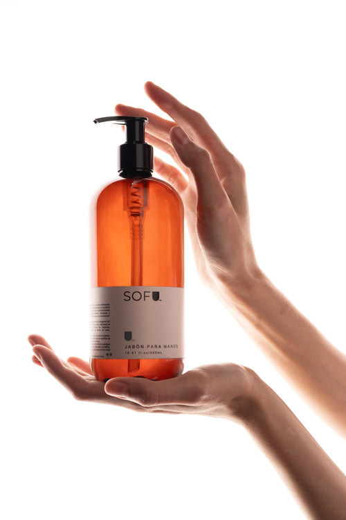 Jabón de manos premium SOFU con aroma fresco