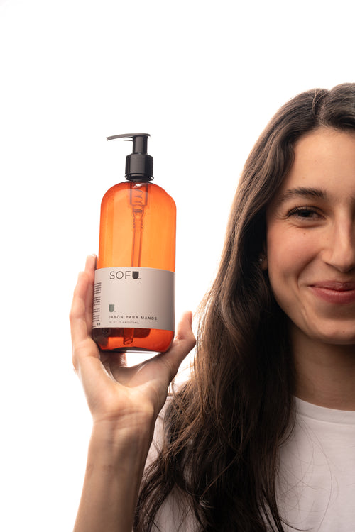 Jabón de manos premium SOFU con aroma fresco