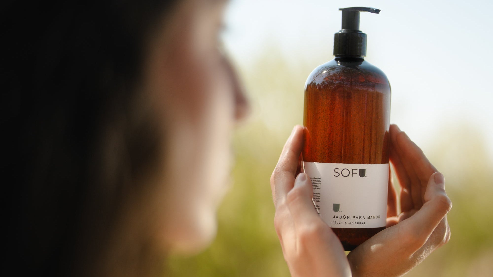 Jabón de manos premium SOFU con aroma fresco